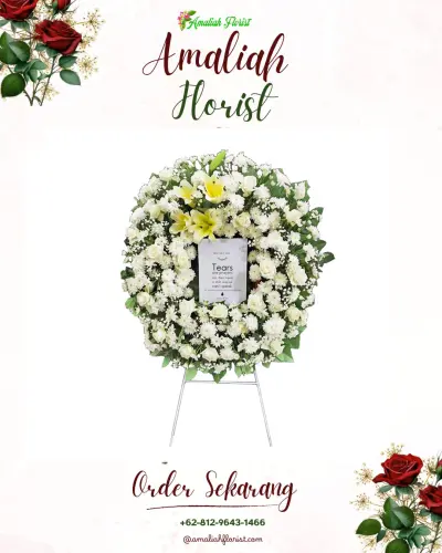 Krans Bunga Duka Cita di Cidahu